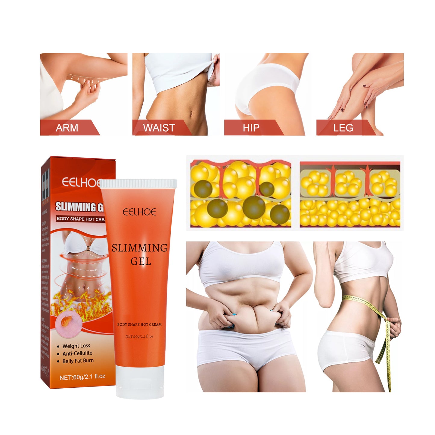 Weight Loss Fat Burning Full Body Sculpting Man Powerful Weight Loss Woman Fast Belly Product Fighting Cellulite Body Cream