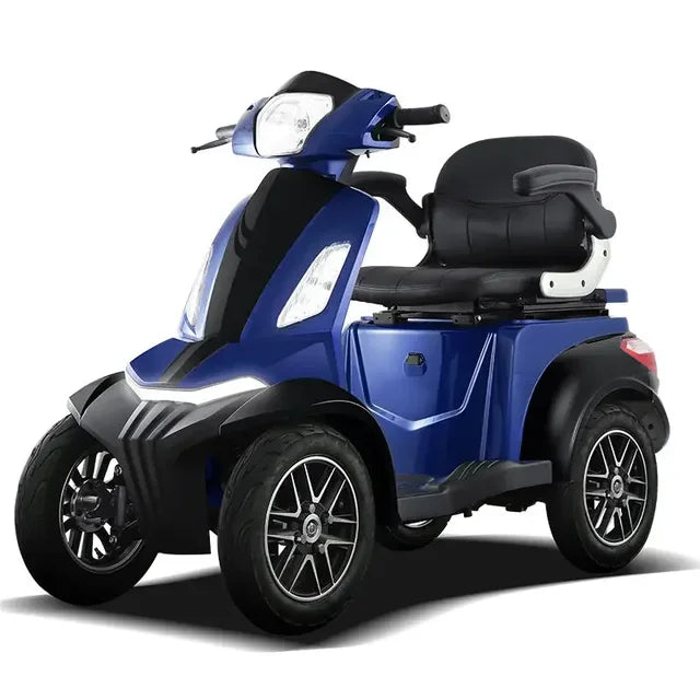 Off-road Powerful Adult Bike 4Wheel Car for Handicapped and Elderly Scooter Moto Eletrica Aduto Elektro Fahrzeuge Für Erwachsene