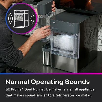 Opal 2.0 | Countertop Nugget Ice Maker with Side Tank | Ice Machine with WiFi Connectivity | Smart Home Kitchen Essentials