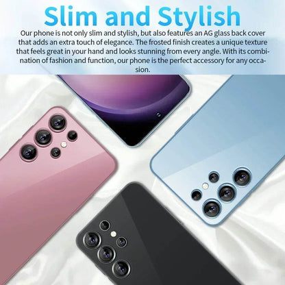 Original Global Version S24Ultra CASES Smartphone 5G 7.3Inch HD 16+1T 8800mAh 48+72MP Dual Sim Mobile Phone Android14.0 With NFC - MarvelouStoree