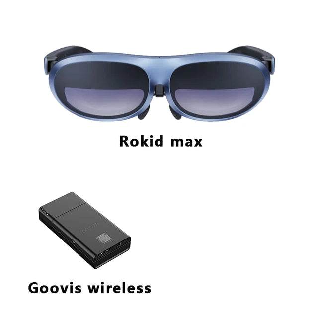 Original Rokid Max AR 3D Smart Glasses Micro OLED 215”Max Screen 50° FoV Viewing For Phones/Switch/PS5/Xbox/PC Smart On Sales - MarvelouStoree