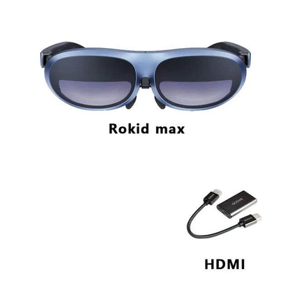 Original Rokid Max AR 3D Smart Glasses Micro OLED 215”Max Screen 50° FoV Viewing For Phones/Switch/PS5/Xbox/PC Smart On Sales - MarvelouStoree