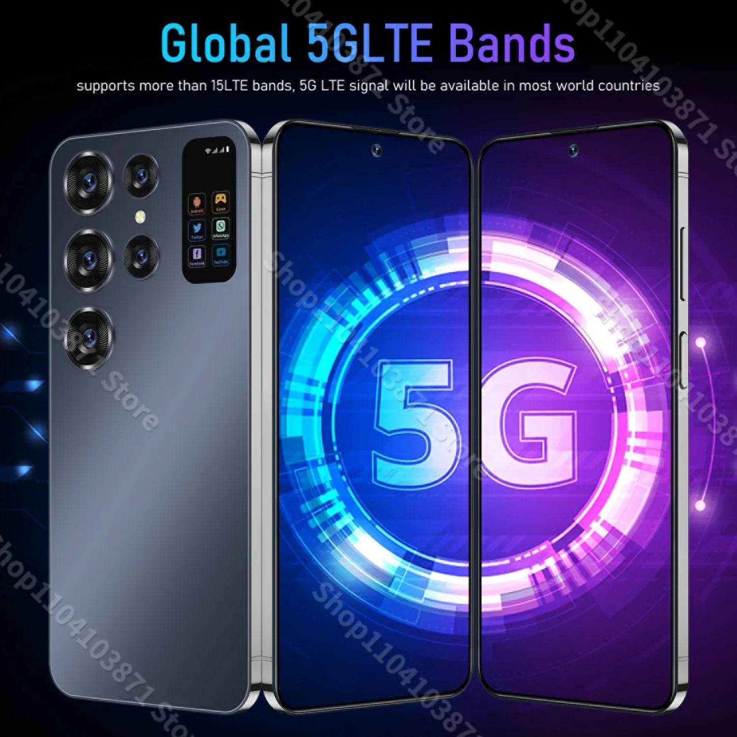 Original S26 Ultra Smartphone Qualcomm8 Gen2 22GB+2TB 7000mAh 72+108MP Dual SIM Dual Standby 5G Android14 Global Version NFC - MarvelouStoree