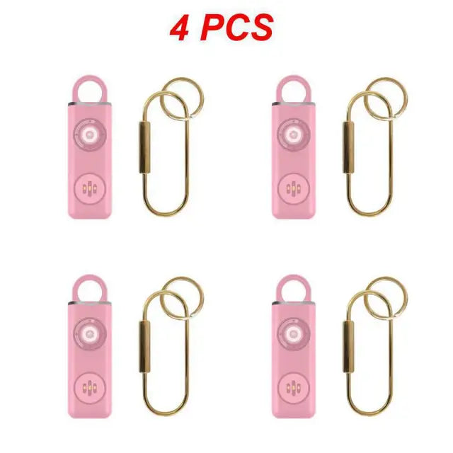 Personal Safety Alarm Keychain with LED Lights Practical  Siren 130dB Emergency-Safety Siren for Women Men