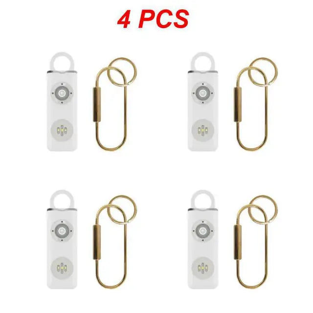 Personal Safety Alarm Keychain with LED Lights Practical  Siren 130dB Emergency-Safety Siren for Women Men