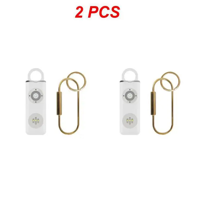 Personal Safety Alarm Keychain with LED Lights Practical  Siren 130dB Emergency-Safety Siren for Women Men