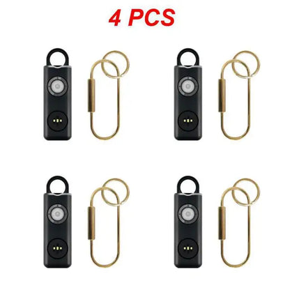 Personal Safety Alarm Keychain with LED Lights Practical  Siren 130dB Emergency-Safety Siren for Women Men