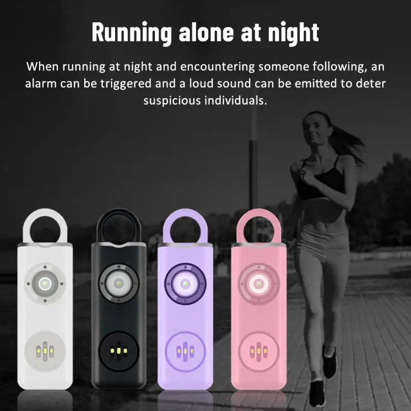 Personal Safety Alarm Keychain with LED Lights Practical  Siren 130dB Emergency-Safety Siren for Women Men