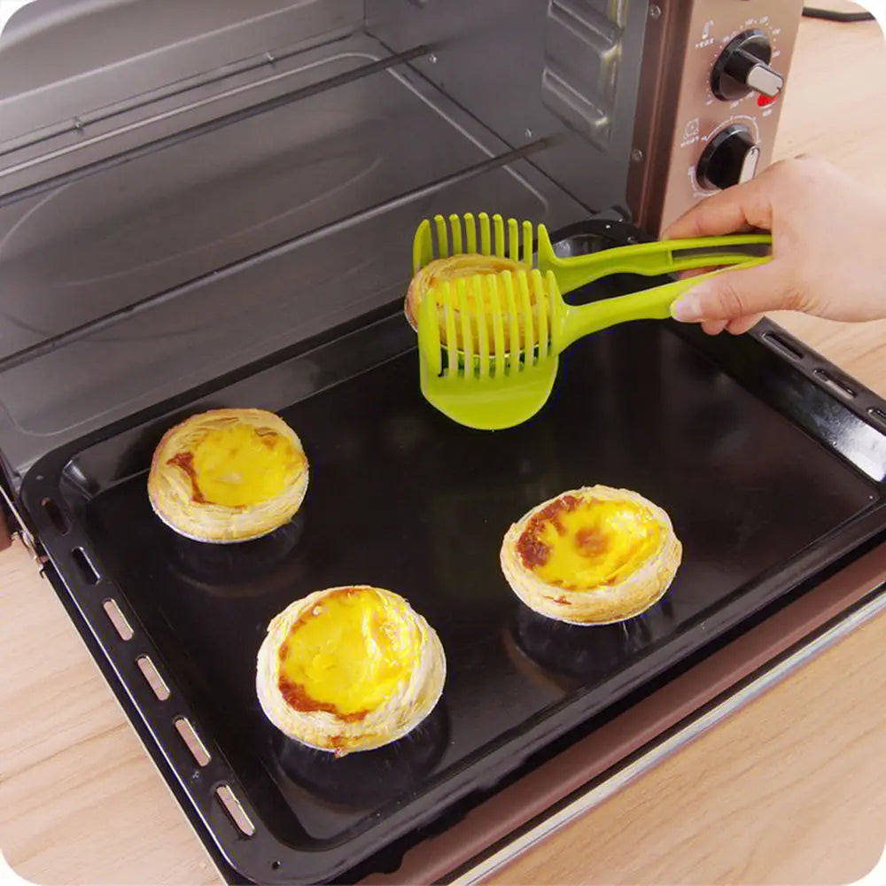 Plastic Potato Slicer Tomato Cutter Tool Shreadders Lemon Cutting Holder Cooking Tools Kitchen Accessories