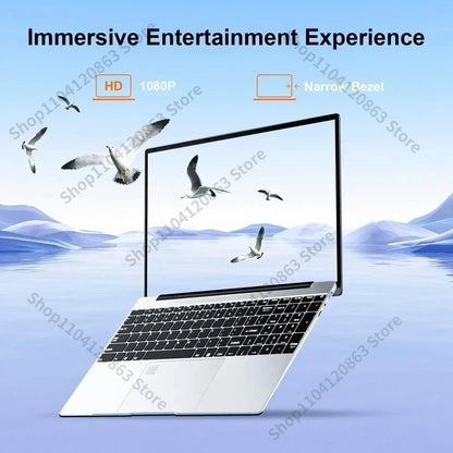 (Keyboard only) Portable 15.6" Laptop 32GB Ram DDR4 2TB SSD Windows 11 Notebook Pc Gamer Intel N5095 Office Computer with Backlit Fingerprint keyboard pictures are different.