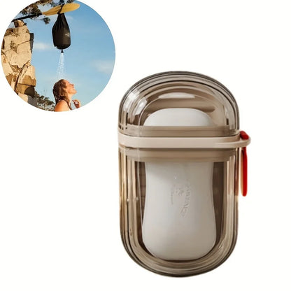 Portable Bar Soap Container With Drain Design Quick Dry For Gym Bathroom Camping Hiking Vacation Travel Accessories