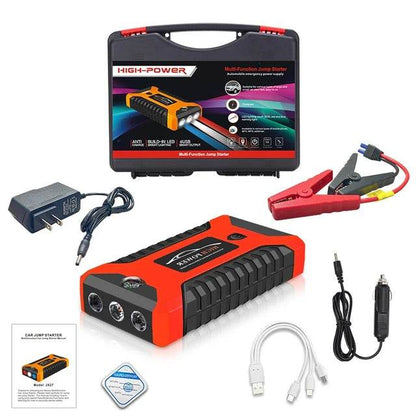 Portable Car Battery Starter Auto Jump Starter 99800mAh Petrol Diesel Car Emergency Booster Start Power Supply 12V For Cars - MarvelouStoree