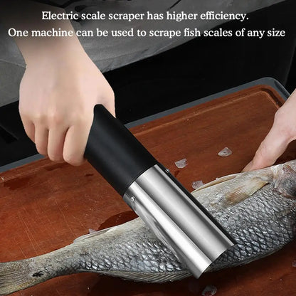 Portable Wireless Electric Fish Scaler Remover Cleaner Fishing Scalers Clean Battery Descaler Scraper Seafood Knif Tools Kitchen