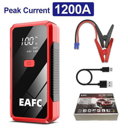 Power Bank 2000A/1200A/600A 12V Car Battery Jump Starter Portable Charger Car Booster Auto Starting Device Emergency Starter - MarvelouStoree