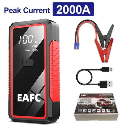 Power Bank 2000A/1200A/600A 12V Car Battery Jump Starter Portable Charger Car Booster Auto Starting Device Emergency Starter - MarvelouStoree