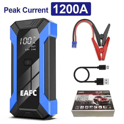 Power Bank 2000A/1200A/600A 12V Car Battery Jump Starter Portable Charger Car Booster Auto Starting Device Emergency Starter - MarvelouStoree