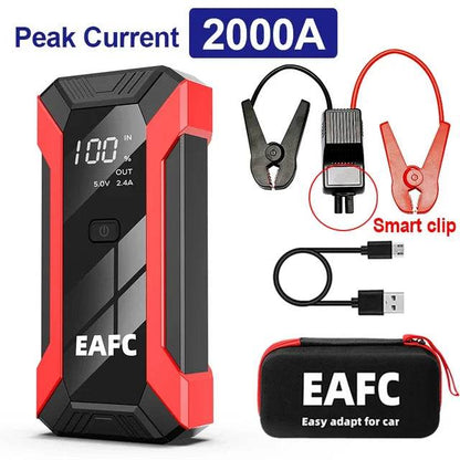 Power Bank 2000A/1200A/600A 12V Car Battery Jump Starter Portable Charger Car Booster Auto Starting Device Emergency Starter - MarvelouStoree