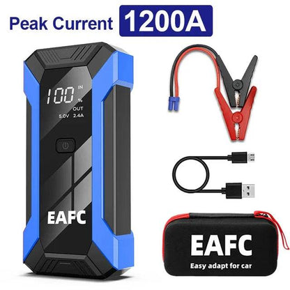 Power Bank 2000A/1200A/600A 12V Car Battery Jump Starter Portable Charger Car Booster Auto Starting Device Emergency Starter - MarvelouStoree