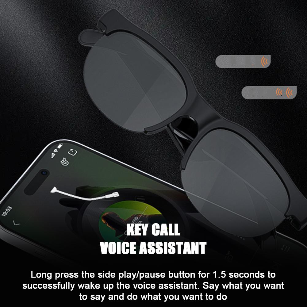 New High-end Sunglasses Headsets For TWS XG88 Bluetooth Smart Glasses Headphones Audio Hands-Free Call Sport Stereo Music HD Sou