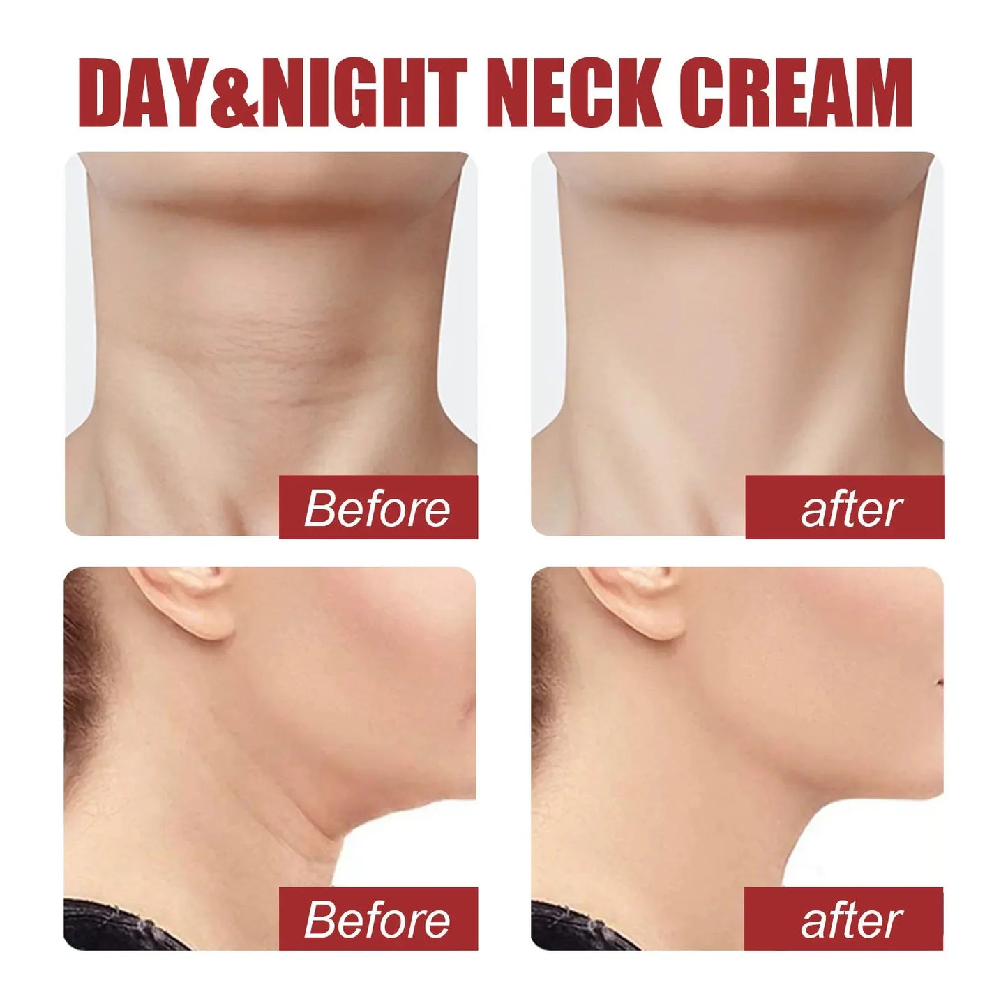 60g Retinol Neck Anti Wrinkle Cream Lift Fade Neck Line Tighten Double Chin Anti Aging Whiten Moisturizer Face Skin Care Product