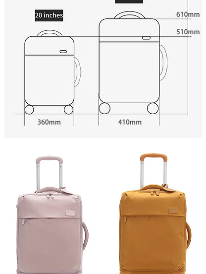 SUSHIMU High-quality Suitcase Oxford Cloth Trolley Case Shoulder Bag Multifunctional Boarding Box Rolling Luggage