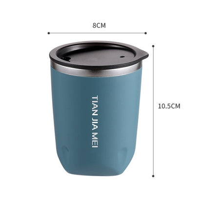 300ml Stainless Steel Coffee Mug Leak-Proof Travel Thermal Vacuum Flask Insulated Cup Milk Tea Water Bottle Tumbler Drinkware