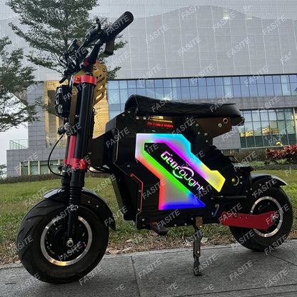 72V Electric Hyper Scooter Motorcycle 10000 Watt Bike Fast Fat Wheele 5000W 52V 50MPH 120 KMH Off Road Mopeds Escooter for Adult