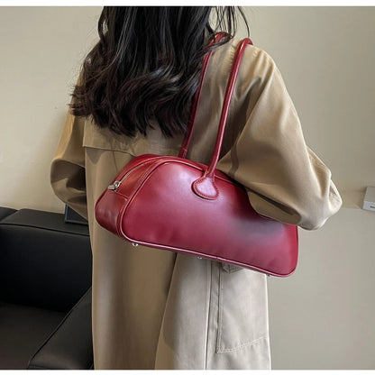 Advanced Sense Retro Pu Zipper Ladies Shoulder Bags Trend 2024 Light Luxury Hot Sale Bags for Women New Bolsas Femininas