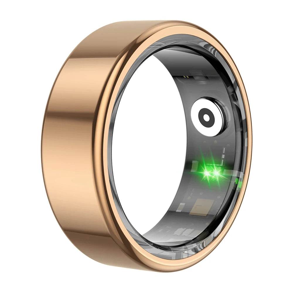 [2024 ] COLMI R02 Smart Ring Military Grade Titanium Steel Shell Health Monitoring IP68 & 5ATM Waterproof Multi-sport Modes - MarvelouStoree