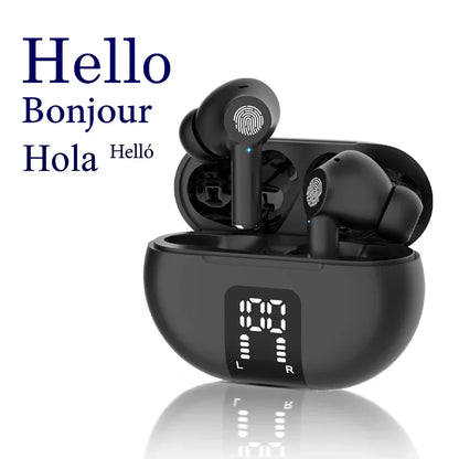 M10 Translation Earphones 144 Languages Instant Translated Smart Voice Wireless Bluetooth Travel Translator Headset 2024 Newest