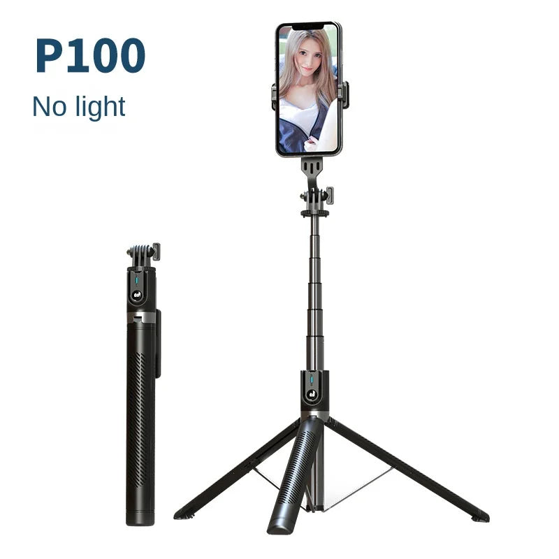 Selfie Stick 1.8m Lengthen Phone Tripod Portable Telescopic Pole Wireless Bluetooth Tripod Stand with Remote Control warranty