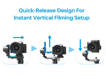 SCORP 2[Official]Camera Gimbal Stabilizer Built-in AI Tracker Upgrade Joystick Touch Screen for Mirrorless DSLR Camera