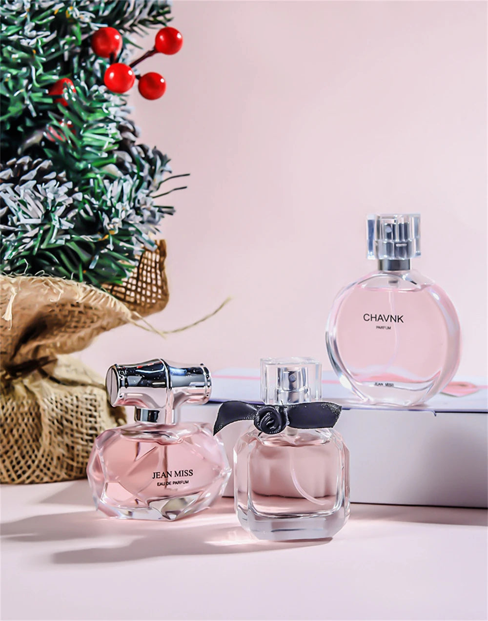 Brand 90ml Gift Box 3PCS Set Women Perfume Spray Exudes Feminine Charm Lasting Fragrance Floral Scent pheromone Eau De Parfum