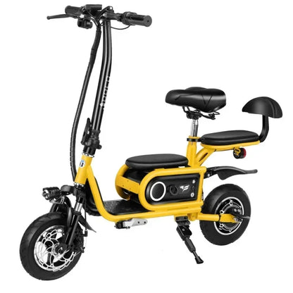 Folding Electric Scooter Three-wheel For The Elderly And Disabled Travel Mini Small With Backrest Mobility Scooter Parent-child