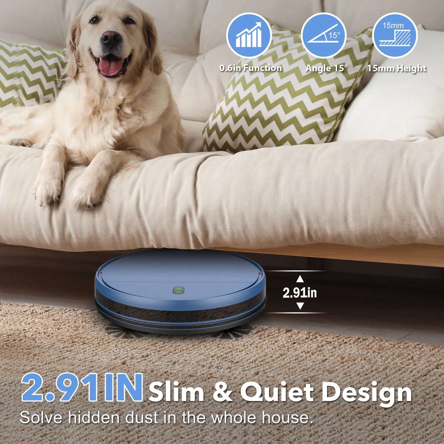 MAMNV BR151 Robot Vacuum Cleaner 4500Pa Smart Home Sweeper Cleaning Machine For Home Carpet Cleaning Pet Hair Wifi APP Alexa