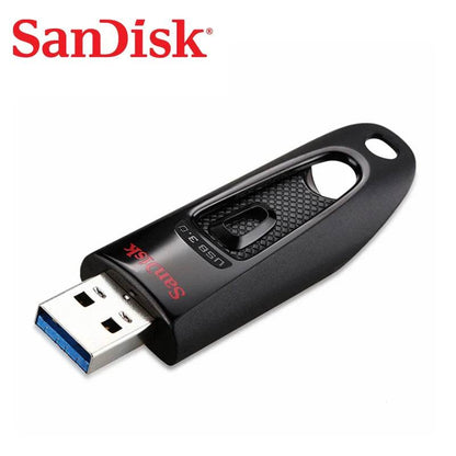 SanDisk USB3.0 CZ48 130MB/S usb Pendrive 128G 64GB 32GB Pen Flash Drive High Quality Retractable Capless Storage Device - MarvelouStoree