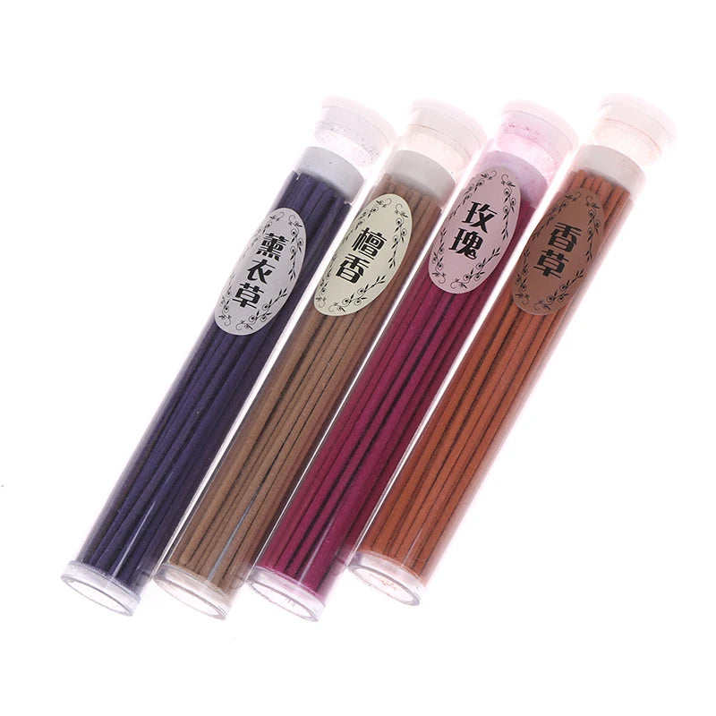 50Pcs Random Sticks Incense Aromatherapy Fragrance Spices Fresh Air Natural Aroma Indoor Spices Sandalwood