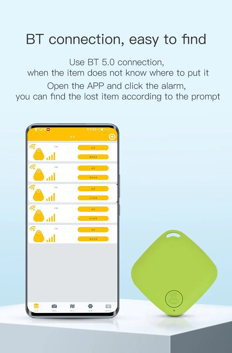 Mini Bluetooth 5.0 Pet tracker anti loss devicetracker GPS Built in Speaker for Airtag Smart tag Air tag Tracker for Ios Android