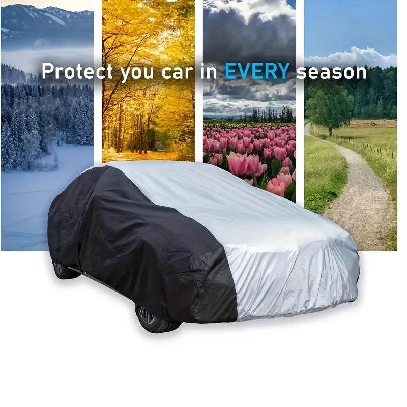 1pc Exterior Car Cover Universal Waterproof Dustproof UV Protection Car Protective Cover for Sedan SUV Full Car Covers - MarvelouStoree