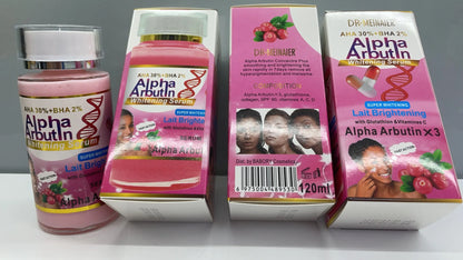 Alpha Arbutin Serum AHA 30%+ BHA 2% Keeps Face Smooth Brightening Moisturizing Improving Dullness Dark Skin Beauty Care Cream