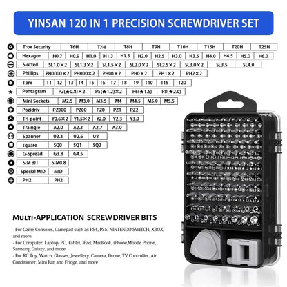 NEW precision screwdriver 115-in-1 set multifunctional professional repair tool with 98pcs magnetic suitable for various repairs