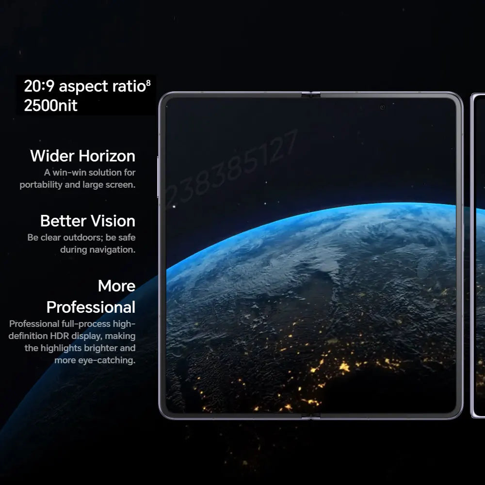 Global Version Honor Magic V2 5G Foldable LTPO OLED 120Hz Display 7.92" 50MP Rear Cameras Snapdragon 8+ Gen 2 5000mAh 66W NFC