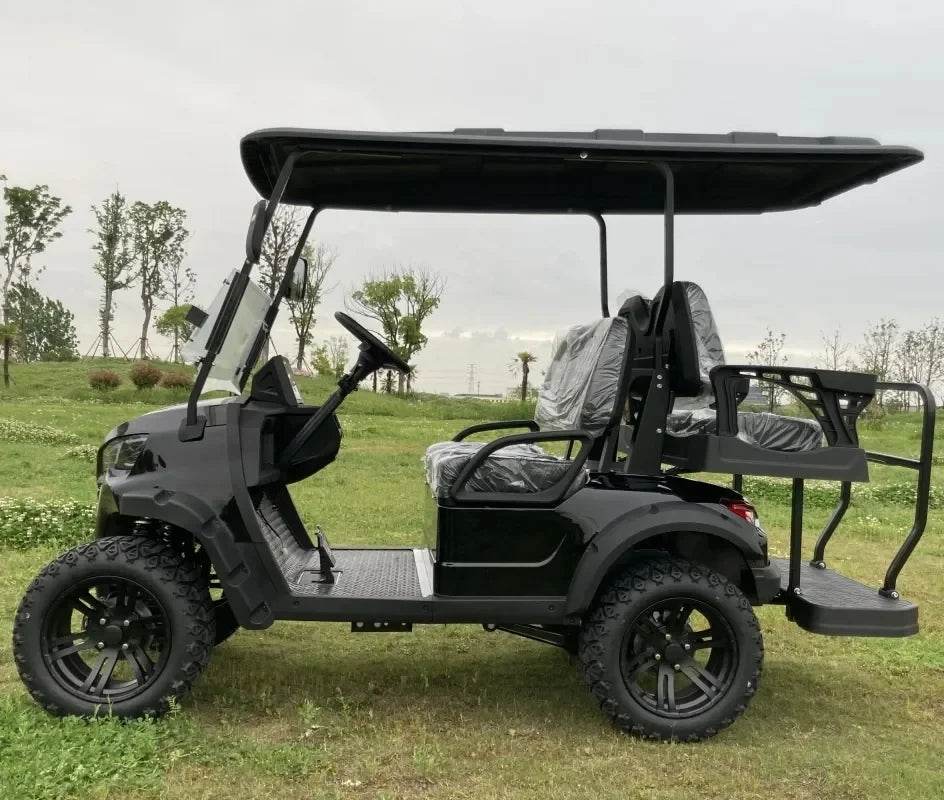 Customize New Club Sightseeing Golf Car 4/6 Seater 48V 60V Off-road Solar Electric Golf Cart - MarvelouStoree