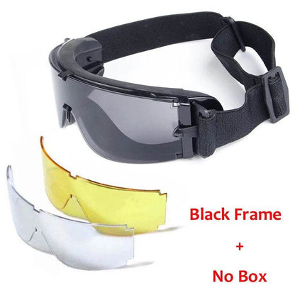 Special Forces Tactical Glasses Bulletproof Shooting Goggles X800 Explosion proof War Games Glasses Windproof and Sandproof