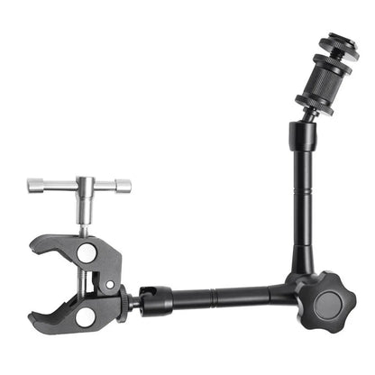 7/11/20 Inch Metal Articulating Magic Arm Super Clamp Holder Stand for DSLR Camera Photo Studio Photography Accessories Prop Kit