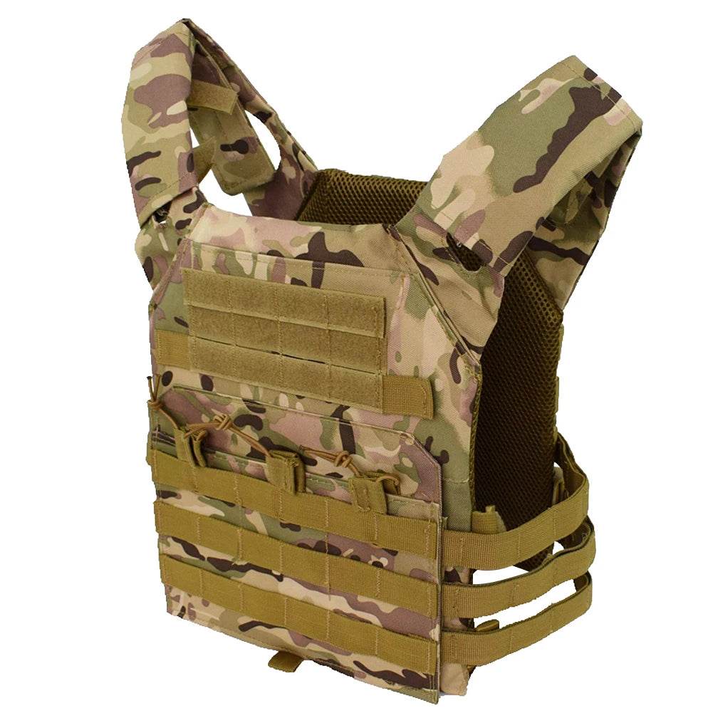 Military Tactical Vest Waterproof Outdoor Body Armor Lightweight JPC Molle Plate Carrier Hunting Vests CS Game Jungle Equipment - MarvelouStoree