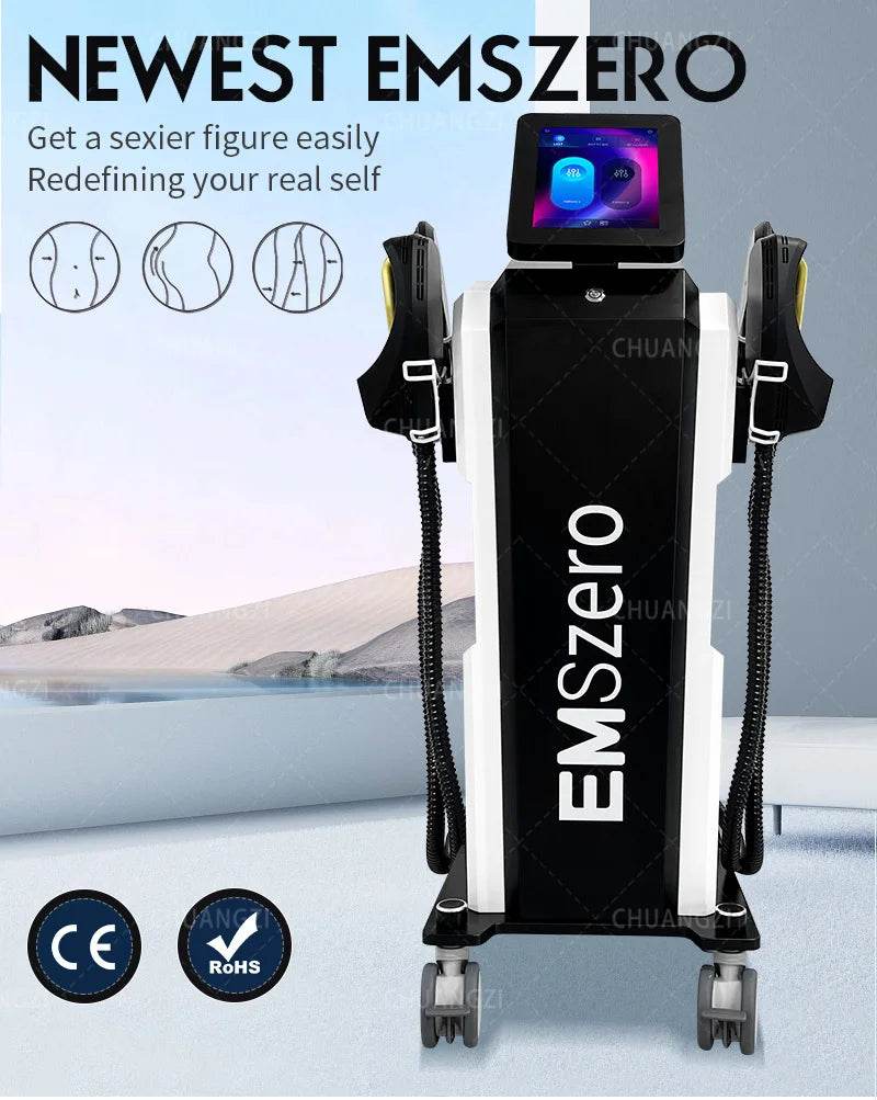 EMSzero 15Tesla 6500w NEO Body Slimming Nova Fat Burning Muscle EMS Sculpting Electromagnetic Stimulate Hiemt Pro Machine