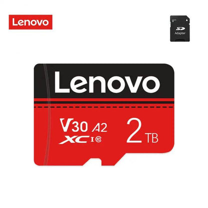 Lenovo Micro TF SD Card Blue Memory Card With SD Adapte 64gb Micro Card 128GB C10 A2 U3 TF Flash Cards 512GB Cartao De Memoria - MarvelouStoree