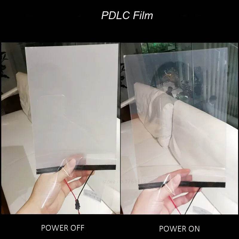 Self Adhesive PDLC Smart Window Glass Film White Privacy Glass Tint Customized Size Electric Smart Window Film - MarvelouStoree