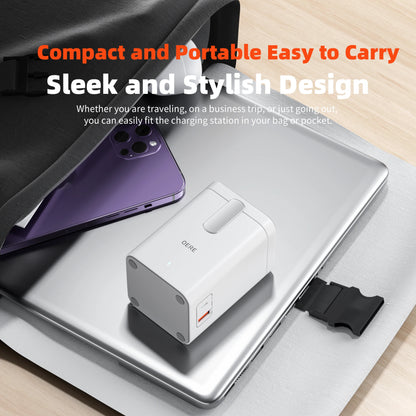 Wireless Charger QERE Mobile Phone Magnetic Station Fast Charging Safe Multi-functional Portable Foldable Mini  Wireless Charger